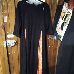 Vintage Hidden Color Flowy Dress